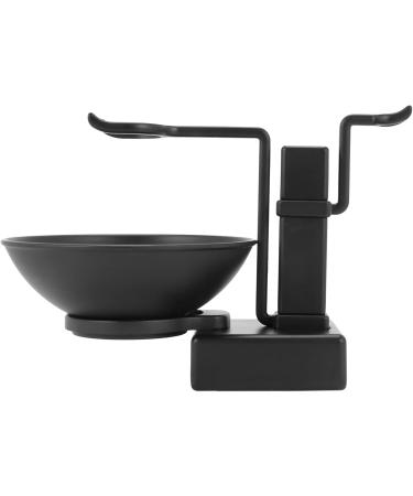Ferleiss Bathroom Barber Men's Metal Shaving Rack Stand Set - Shaving Brush Holder & Soap Cup Bowl in Black | International Shipping - Buy Online on GoSupps.com