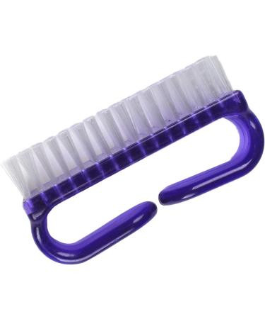 Handle Grip Nail Brush Nail Hand Fingernail Scrubbing Cleaning Brush For Toes Nails Cleaner Pedicure Brushescolor:PurpleUseful and Professional - Buy Online on GoSupps.com