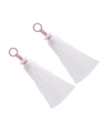 minkissy 2pcs Skin Care Bubble Products Foaming Net Soap Saver Pouch for Facial Body Shower Bubble Net