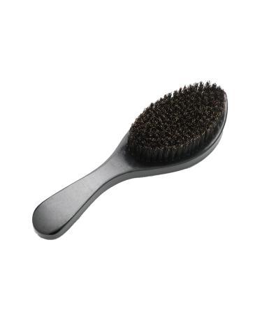 AnSafe Shaving Brush Portable Beard Soap Foam Brush Handmade Cleaning Hair Shaving Brush (Color : Black)