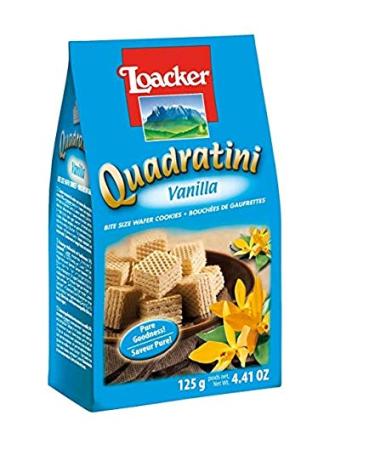 Loacker Loacker Quadratini Waffle with Vanilla Cream and Biscuits 125g