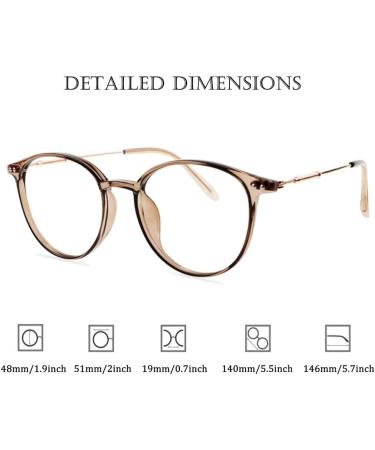Shop Women s Photochrome Progressive Multifocus Reading Glasses - +2.5 Round Frame Glare Protection | International Shipping Available - Buy Online on GoSupps.com