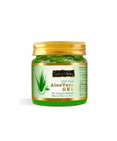 INDUS VALLEY 100% Pure Aloe Vera Gel 175ml 5.92 Fl Oz (Pack of 1)