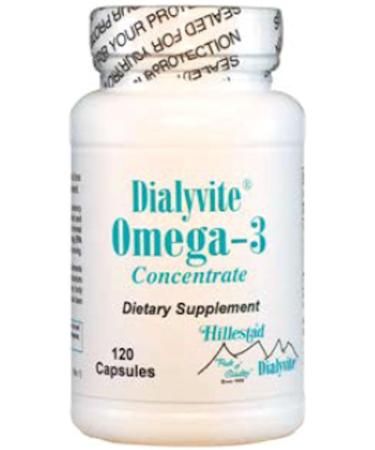 Dialyvite - Omega-3 Concentrate Dietary Supplement - 120 Gelcaps