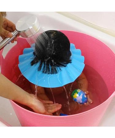 Ki-Wedy Adjustable Silicone Shower Hood for Kids | Baby Shampoo Cap & Hair Wash Protection | Safe Eye & Ear Shield for Children - Buy Online on GoSupps.com