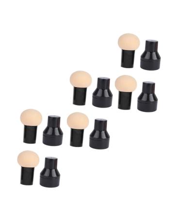 FRCOLOR 12 Pcs Mushroom Head Makeup Tools | Hydrophilic Polyurethane Fluffy Puffs for Women - Best International Shipping - Buy Online on GoSupps.com