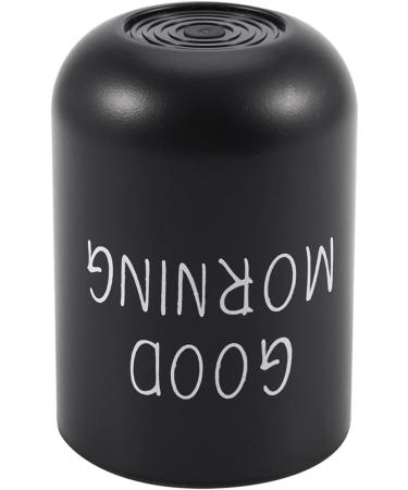 ENERRGECKO 2X Home Toothbrush & Toothpaste Holder | Round Washing Bowl & Travel Cup - Black - Ideal for Camping & Home Use - Buy Online on GoSupps.com