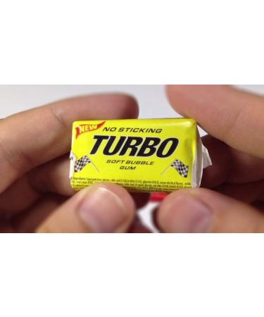 Chewing Gum Turbo Soft Bubble Gum Retro Gift Imported Birthday Sweets (Full Box 100psc) - Buy Online on GoSupps.com