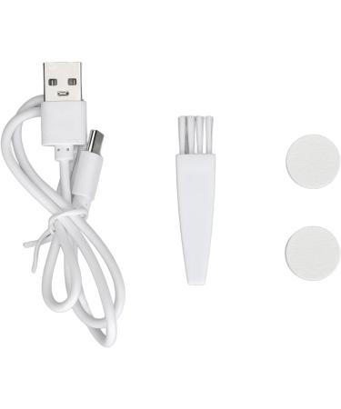 Electric Nail Clipper Corta U as Electrico Bebe 2 in 1 Electric Nail Clipper with Light Grinding Discs Type C Baby Nail Clippers Fast Charging Automatic Nail Cutter White - Buy Online on GoSupps.com