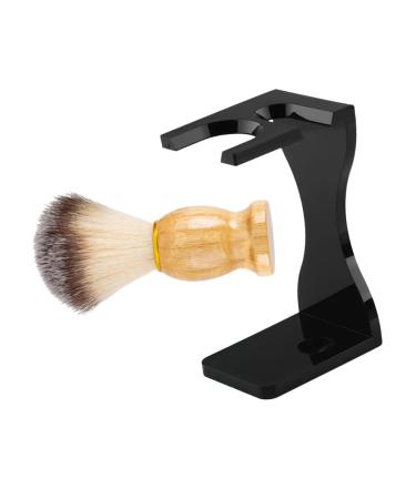 Frcolor 4 sets of razor set facial salon brush Staub brush for the face of beard cream razor cream barber beard brush shaving brushes and stand hairbrush acrylic man cosmetics