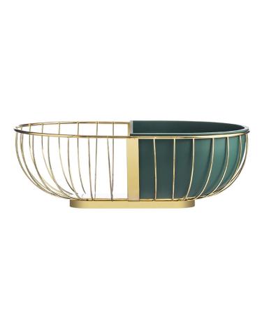 Fruit Basket Fruit Bowl Metal Wire Fruit Basket Modern Mesh Fruit Bowl Fruit Storage Baskets for Bread Vegetable Storage Holder for Kitchen Countertop Kitchen Organizers and Storage (Color : A)