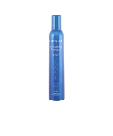 Biosilk Hydrating Therapy Rich Moisture Mousse | 12.7 Ounces | Light Hold | Replenishes Hair Moisture & Coarse Hair