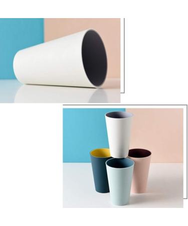 TOPBATHY Simple Bathroom Cup - Stylish Family Toothbrush Tumbler - White | International Shipping - Buy Online on GoSupps.com