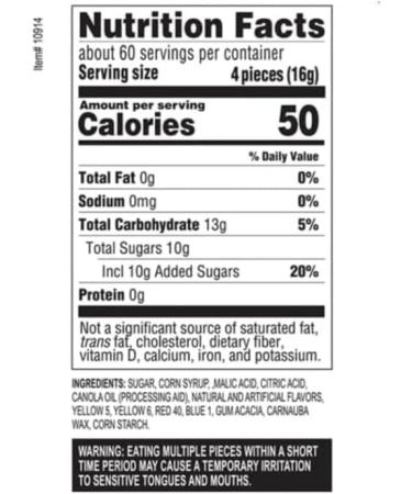 War-Heads Extreme Sour Candy Old School Sour Candies - Original 5 Fruit Flavors - Bulk Candy Bag for Parties and Holidays 2 lb Tub 240 Pieces Comes with surprice gift in All ABOUT RETAIL packaging - Buy Online on GoSupps.com