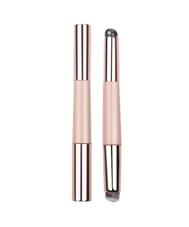 Silicone Makeup Brush | Portable Round Head Lip Oil Brush - Soft Round Makeup Applicator Lipstick Gloss Brush Tool Multi-purpose Makeup Accessories for Daily and Travel Pink