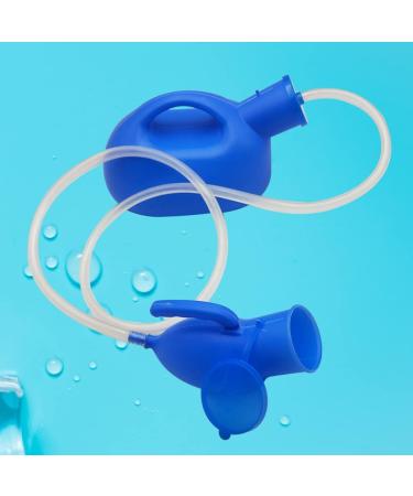 Milisten 2000ML Portable Hospital Urine Bottle for Men, Emergency Potty Pee Bottle for Travel - Blue - Buy Online on GoSupps.com
