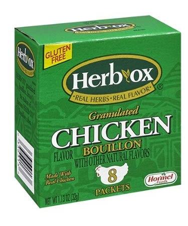 Herb-Ox Bouillon Variety Pack - Chicken, Beef, Sodium-Free Options - 8ct Boxes (Pack of 4) with Basting Brush - Buy Online on GoSupps.com