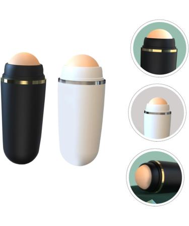 FRCOLOR 6 Pcs Volcanic Stone Oil-absorbing Ball Clay Tool Facial m Ask Stick Face Cleaning Oil Roller Reel - Buy Online on GoSupps.com