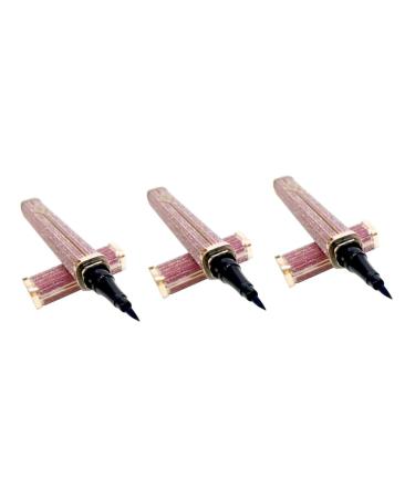 Didiseaon 3pcs Eyeliner Black Eye Liner Pencils Liquid Liner Liquid Eye Liner Dense Pink Miss Skinned Glue Pen