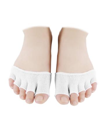 Fomiyes 4 pairs of cotton socks toe toe for women with chunky heel half-socks women's socks women's pumps sports shoes for women half socks no-show socks invisible liner men's socks