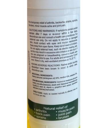 PAIN THERAPY STICK strongest relief for back & joint pain arthritis sore muscles - long lasting natural ingredients 60g - Buy Online on GoSupps.com