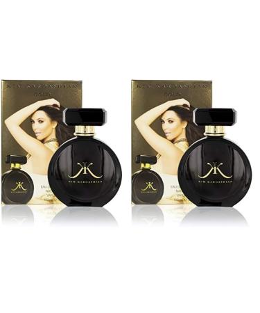 Kim Kardashian Gold Eau De Parfum Spray 3.4 oz (Pack of 2) Kim Kardashian Gold Kim Kardashian 3.4 Fl Oz (Pack of 2)