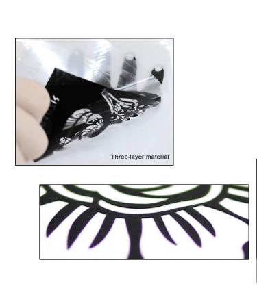 Arabian 191Pcs Temporary Tattoo Kit with Glitter - 20 Sheets Henna Stencils for Face and Body Paint - Buy Online on GoSupps.com