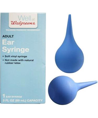 2 Pc Adult Ear Syringe Bulb - Soft Earwax Removal & Nasal Aspirator Suction Cleaner - Buy Online on GoSupps.com