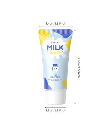 1 PC Milk Facial Cleanser Gentle Cleansing Moisturizing Skin and Even Skin Tone Friendly for Sensitive Skin 50g - Buy Online on GoSupps.com