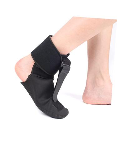 NOLITOY Foot Support for Drop Foot & Sprain - Adjustable AFO Fabric Protector for Men & Women - 36.5x13cm Black - Buy Online on GoSupps.com