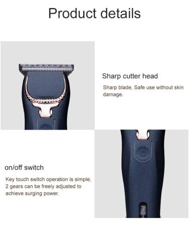 Professional Cordless Hair Clipper - Powerful Electric Trimmer for Haircuts | Barber Styling Tool - Buy Online on GoSupps.com