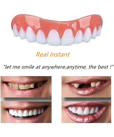 Upgrade Your Smile with Instant Cosmetic Snap-On Perfect Smile Teeth Whitening Denture Paste Brace - Buy Now! - Buy Online on GoSupps.com