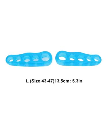 Pain Relief Toe Spacer Corrector for Bunions & Hammertoes - Flexible & Reusable (L) - Buy Online on GoSupps.com