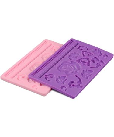 HOMSFOU 3pcs Chocolate Silicone Molds Ice Chips Candy Ice Cube Silicone Molds Cookie Cookie Mold Silicone Ice Cube Molds Biscuit Cutters Jellybeans Candy Bakeware Fondant Mold Cake mediumx3pcs As Shownx3pcs - Buy Online on GoSupps.com