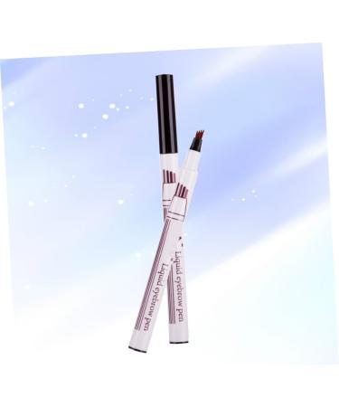Angoily 2pcs Eyebrow Pen Women Eyebrow Pencil Liquid Eyebrow Pen Water Proof Eyebrow Powder Miss 1 count (Pack of 1) As Shownx2pcs - Buy Online on GoSupps.com