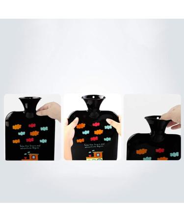 MAIES 2L Classic Hot Water Bottle | Thickened PVC Heating Bag for Pain Relief - Ideal for Warm Belly & Cold Therapy - Buy Online on GoSupps.com