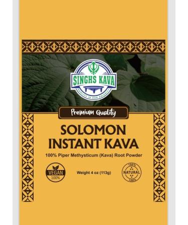 Micronized Instant Kava Powder-Solomon Kava (4 oz) 4 Ounce (Pack of 1) - Buy Online on GoSupps.com