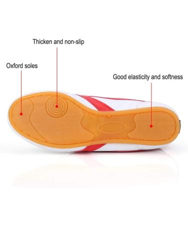 Dilwe PU Leather Taekwondo Shoes for Adult 38 | Gym Martial Arts Boxing Shoes - Buy Online on GoSupps.com
