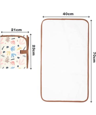 Lekebaby Foldable Baby Changing Mat - Portable Travel Mat with Plant Cartoon Design - Buy Online on GoSupps.com