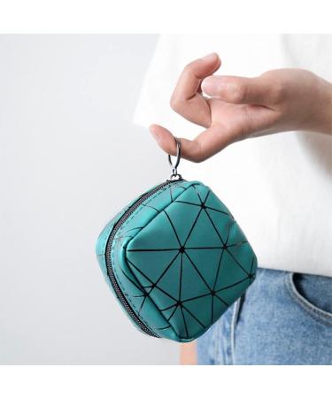 KNISUM 3 Piece Sanitary Napkin Storage Bag Set for Women - Portable Menstrual Cup Pouch & Pad Bags in Green, Blue, White - Ideal for Feminine Hygiene - Buy Online on GoSupps.com