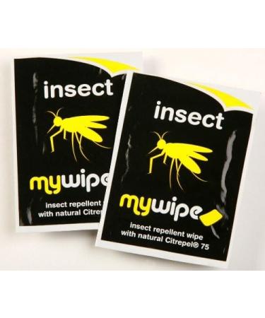 MYWIPE Natural Citrepel 75 Insect Repellent Wipes - DEET Free Formula (20 Count) - Buy Online on GoSupps.com