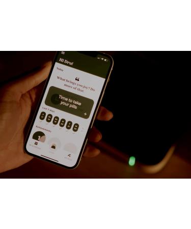 7-Day Smart Pill Organizer by Loba | Adjustable Notifications & Detachable Compartments | International Shipping Available - Buy Online on GoSupps.com