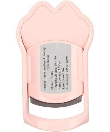 Verdant Touch Rechargeable Lash Curler Electric Heated Eyelash Curler Rechargeable Portable Lash Curler Cat Claw Shape Pink - Buy Online on GoSupps.com