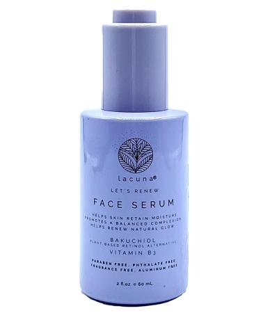 Face Serum Vitamin B3 Bakuchiol (Plant Based Retinol Alternative) Paraben Free Phthalate Fre Dye Free Aluminum Free