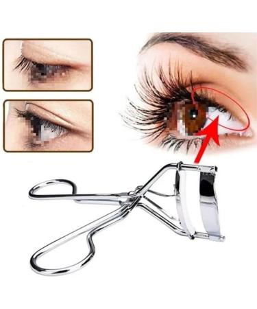 Effortless Lash Curler: Instant Eye-Opening Effect Easy-to-Use Eyelash Curling Tool-Design for Home & Travel 03 Silver Mz41546 - Buy Online on GoSupps.com