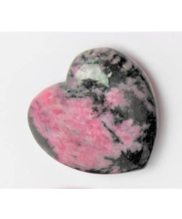 Steinfixx Rhodonite Gem Stone Heart | Healing & Chakra Stone | Massage Stone Gift for Loved Ones - International Shipping Available - Buy Online on GoSupps.com