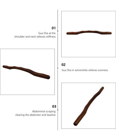 Operitacx Wooden Gua SHA Massage Tool | Beech Scrap Sticks for Efficient Anti-Stress Massage - 52Cm - Buy Online on GoSupps.com
