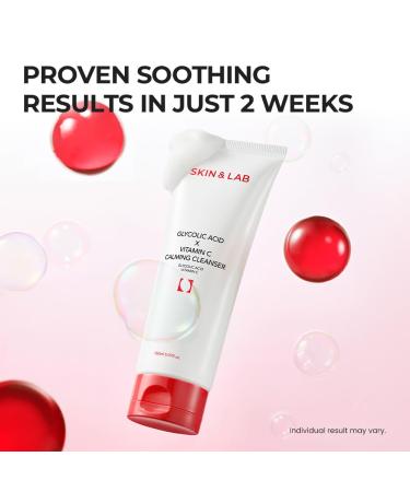  SKIN&LAB Glycolic Acid X Vitamin C Calming Cleanser 5.07 fl. oz. - Buy Online on GoSupps.com