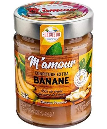 M'AMOUR - Banana Jam Glass Jar 325G - Pack of 4 - Buy Online on GoSupps.com