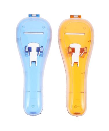 2 Series-Box Razor Storage Box Razor Fall Travel Setui For Safety Razing Bag for Razor Apparatus Razor Cover for Travel Stk Universal Reisen Reisegestell 16.5x6x3.5cm Orange Blue